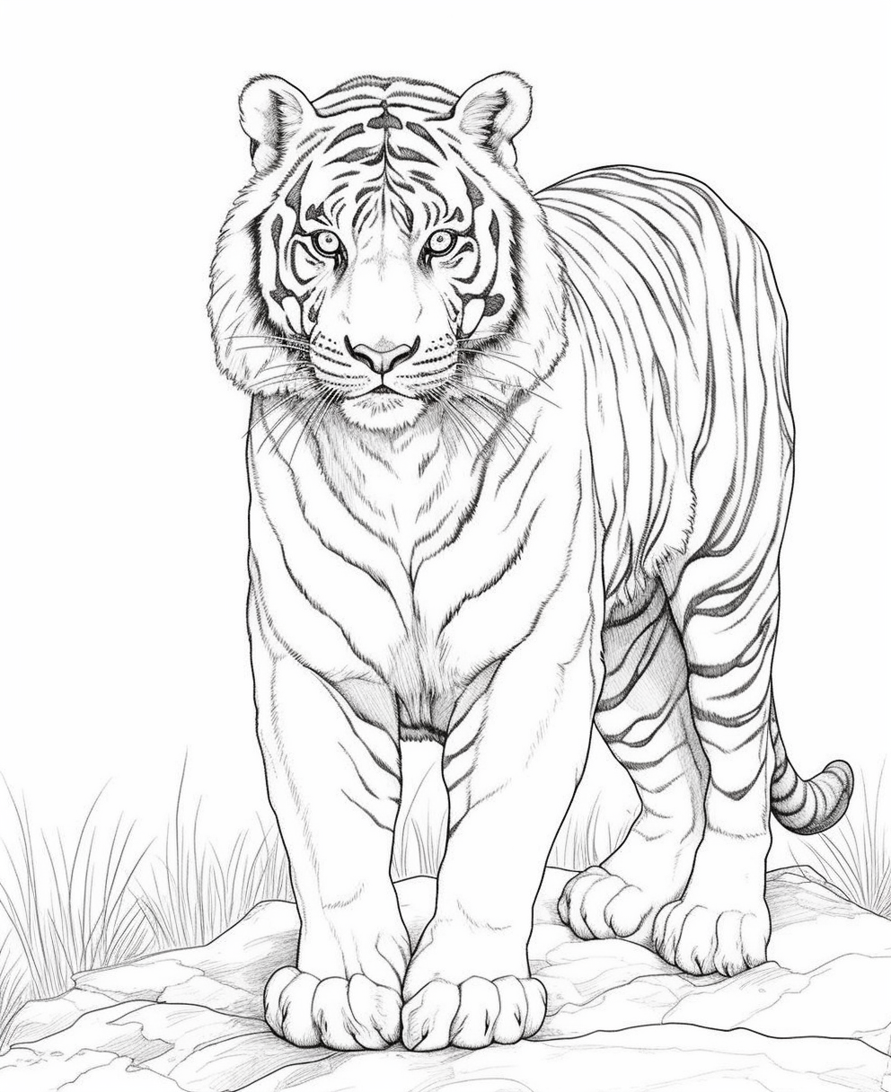 Detailed Tiger Artwork