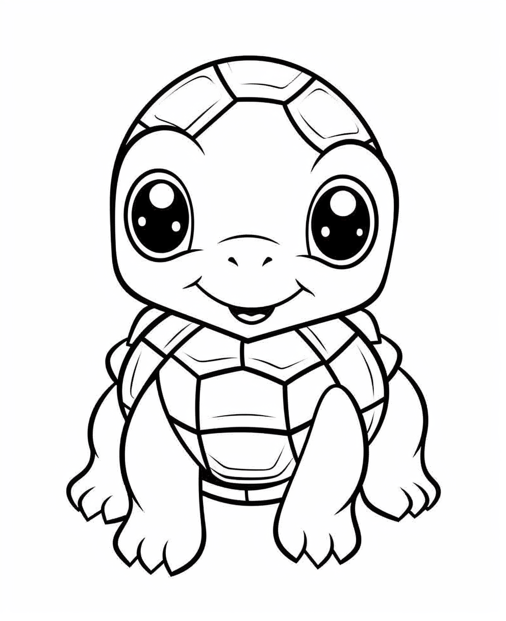 Cute Turtle Character