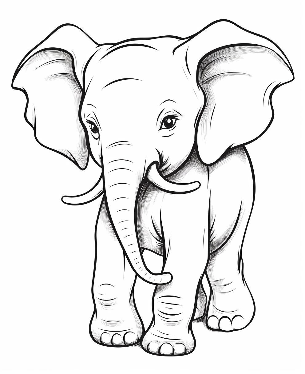 Cute Cartoon Elephant